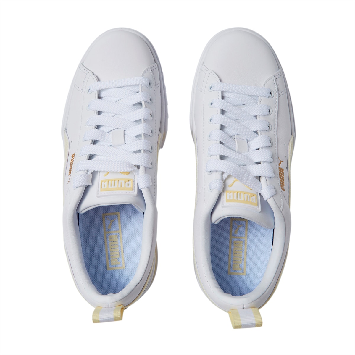 Tenis puma mujer blancos con online dorado