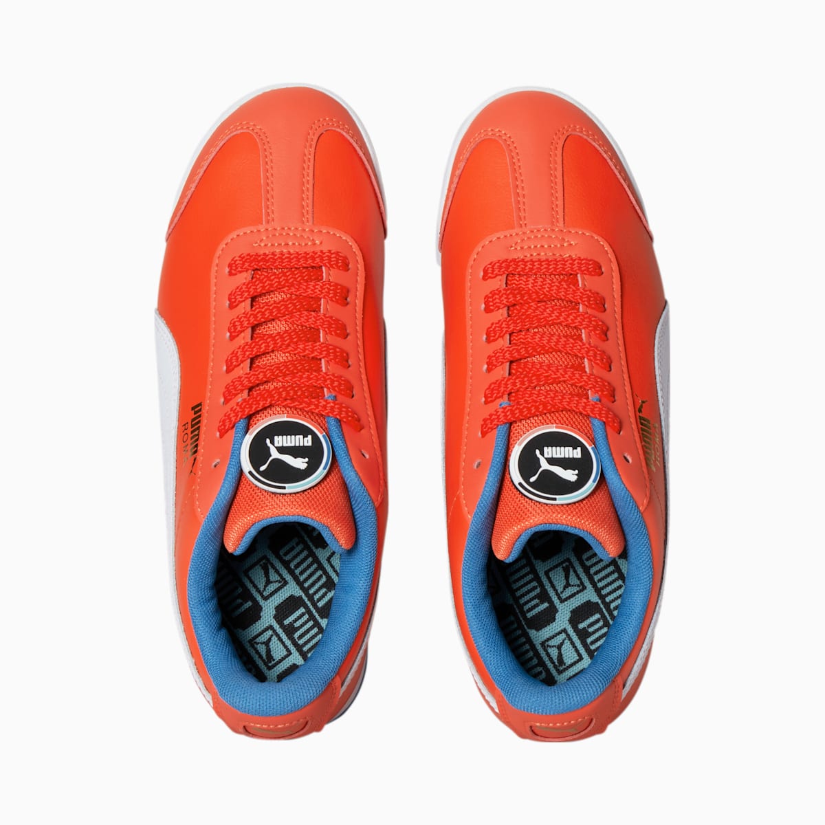 Tenis Puma Online Mexico ROMA GO FOR Sneaker JR Ni o Naranjas