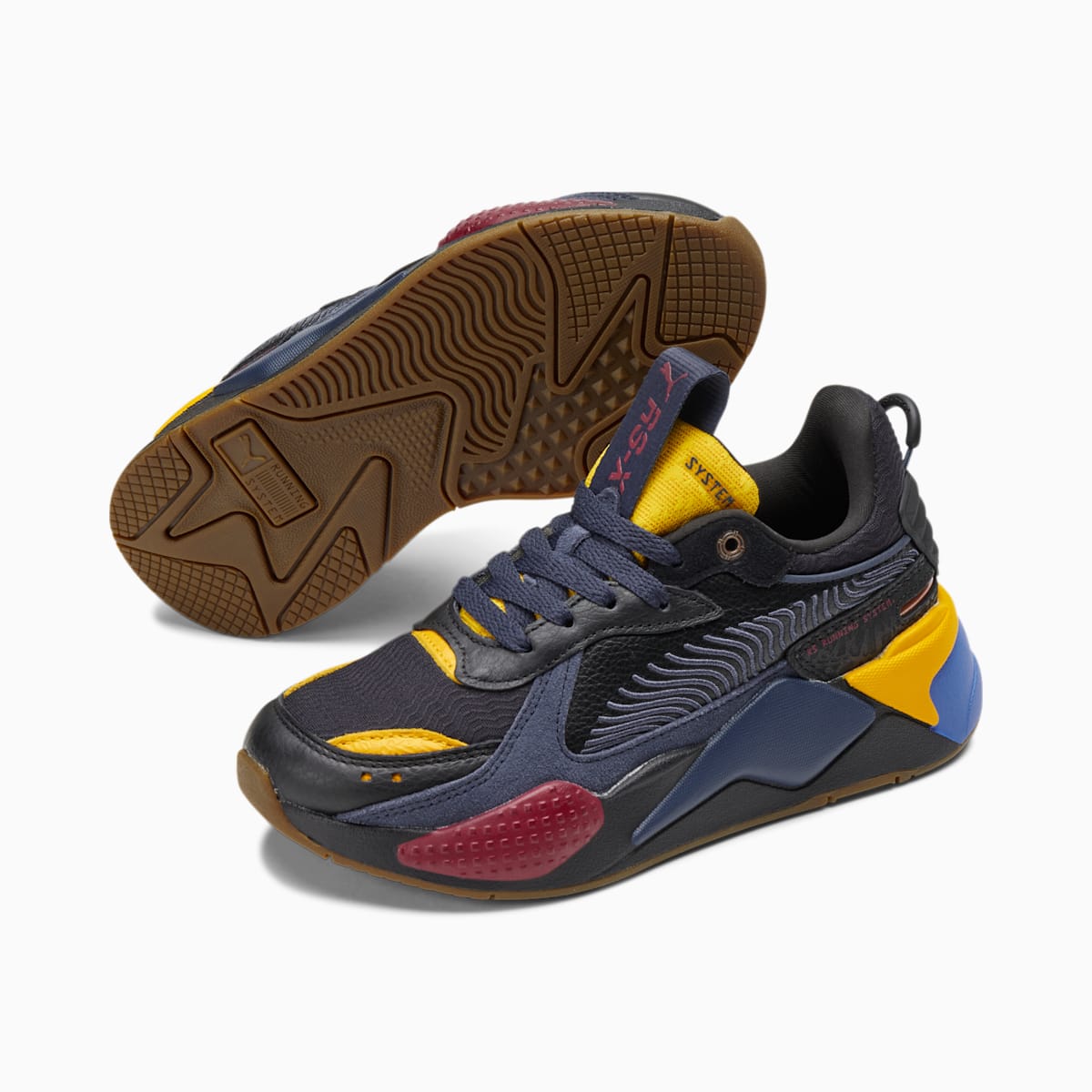 Tenis Puma Precio RS X Global Futurism JR Ni a Negros Azules