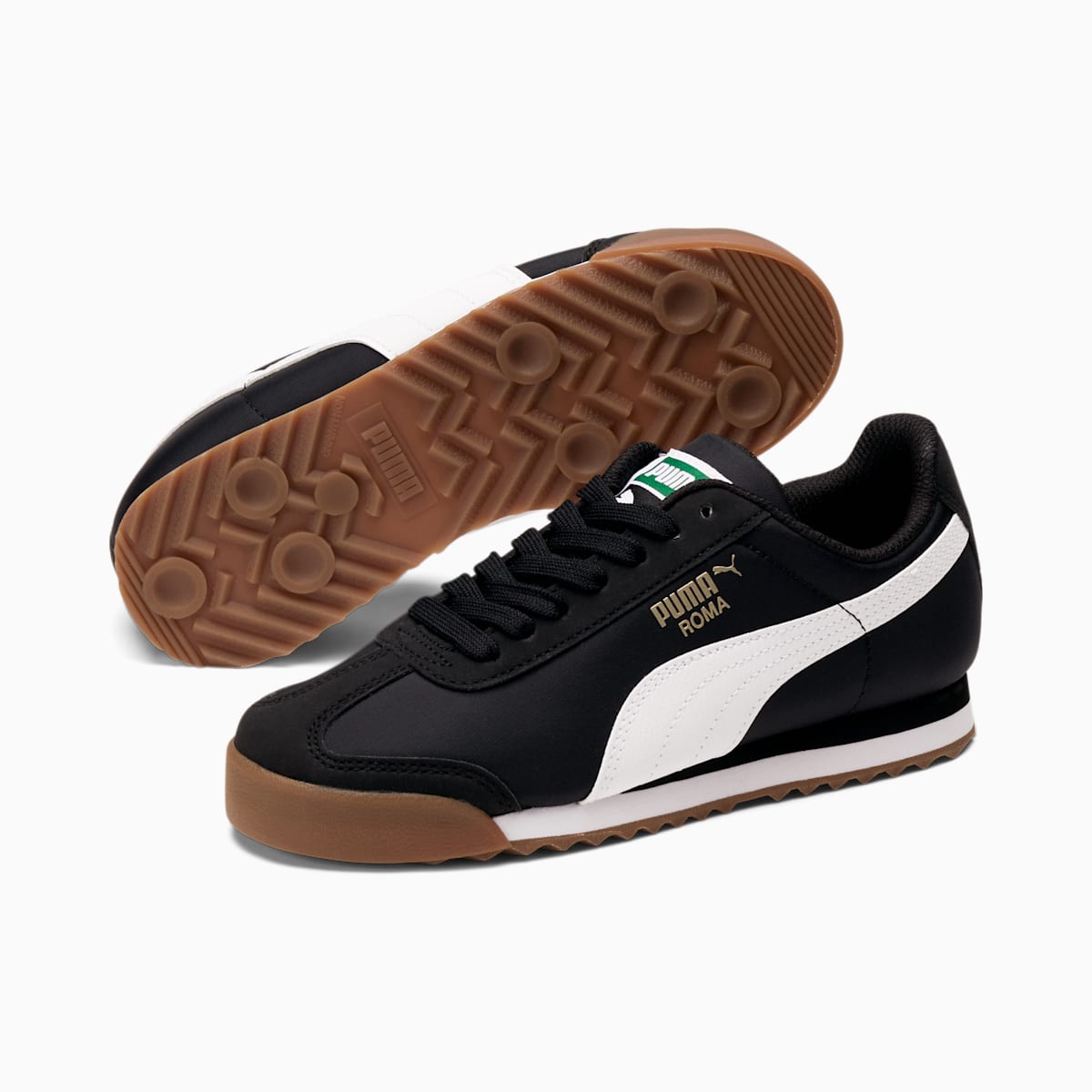 Tenis Puma Online Mexico Roma Basic Summer JR Nina Negros Blancos